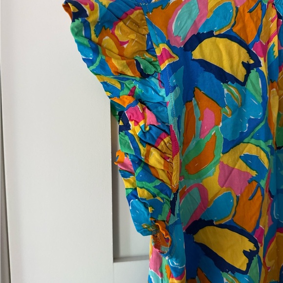 Umgee Multicolor Ruffle Dress - Picture 6 of 6